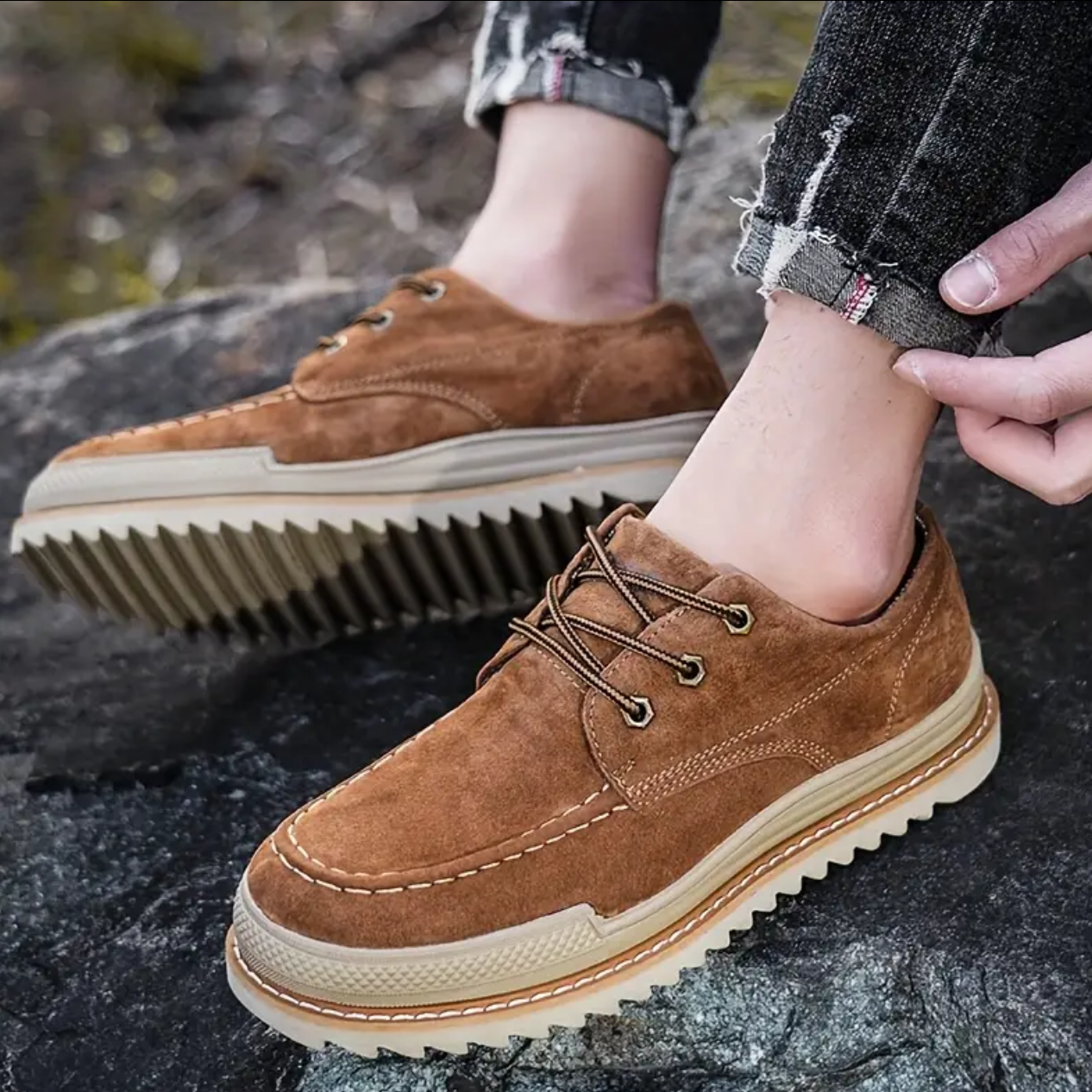 Ridgeway Suede Platform